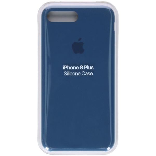 Apple Silicone Backcover iPhone 8 Plus / 7 Plus - Blue Cobalt