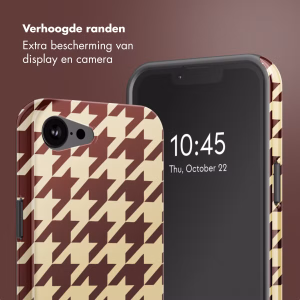 Selencia Vivid Backcover met MagSafe Apple iPhone 16e - Pied-de-Poule