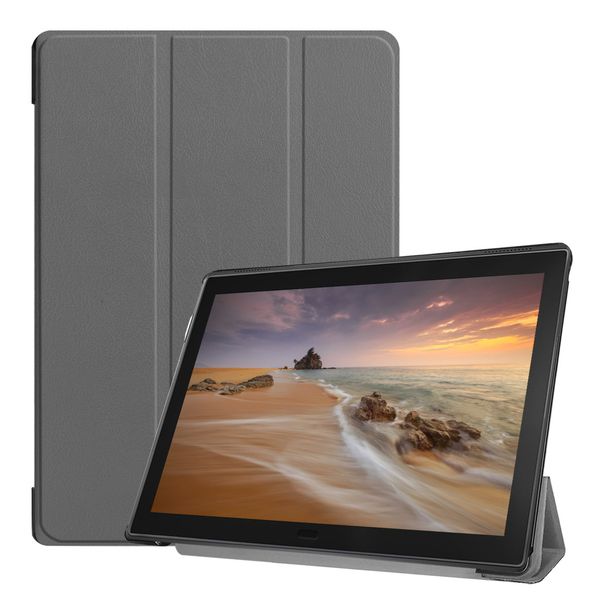 imoshion Trifold Bookcase Lenovo Tab E10 - Grijs