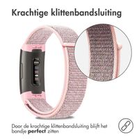 imoshion Nylon bandje Fitbit Charge 3 / 4 - Roze