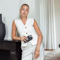 Selencia Vivid Backcover Samsung Galaxy S25 Plus - Chic Marble Quartz