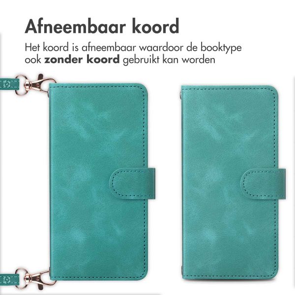 imoshion Bookcase met koord iPhone 14 - Turquoise