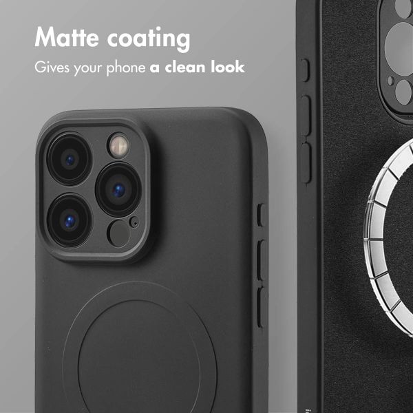 imoshion Colour Back Cover with MagSafe Apple iPhone 15 Pro Max - Black