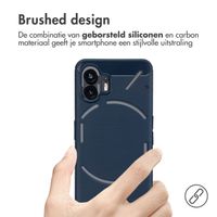 imoshion Brushed Backcover Nothing Phone (2) - Donkerblauw