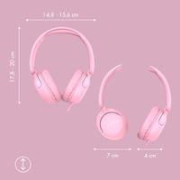 imoshion Kinderkoptelefoon met Draad - AUX kabel - Decibelbegrenzer - Candy Pink