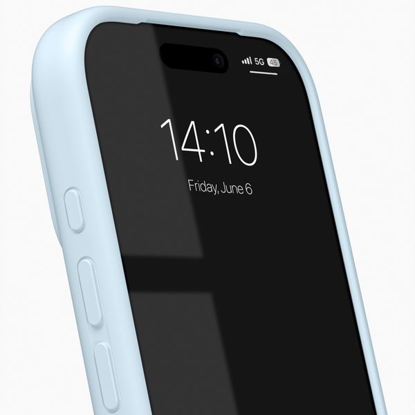 iDeal of Sweden Silicone Case met MagSafe Apple iPhone 18 Pro / 17 Pro - Light Blue