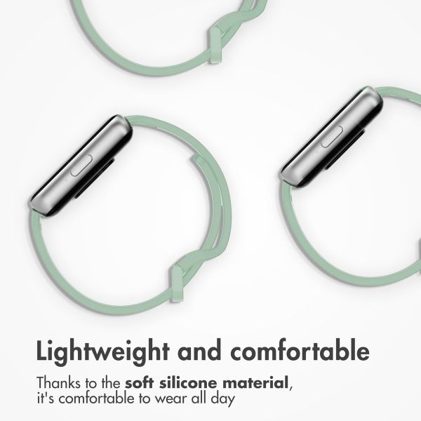 imoshion Silicone⁺ Strap Apple Watch | 44/45/46/49 mm - Size M/L - Pistachio
