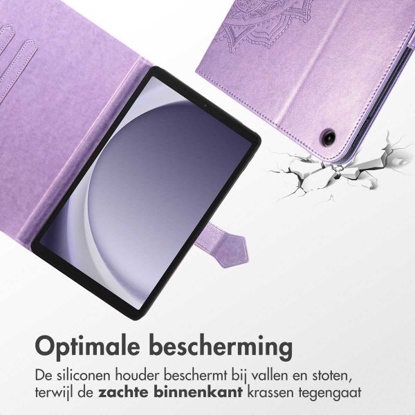 imoshion Mandala Bookcase Samsung Galaxy Tab A9 Plus - Lila