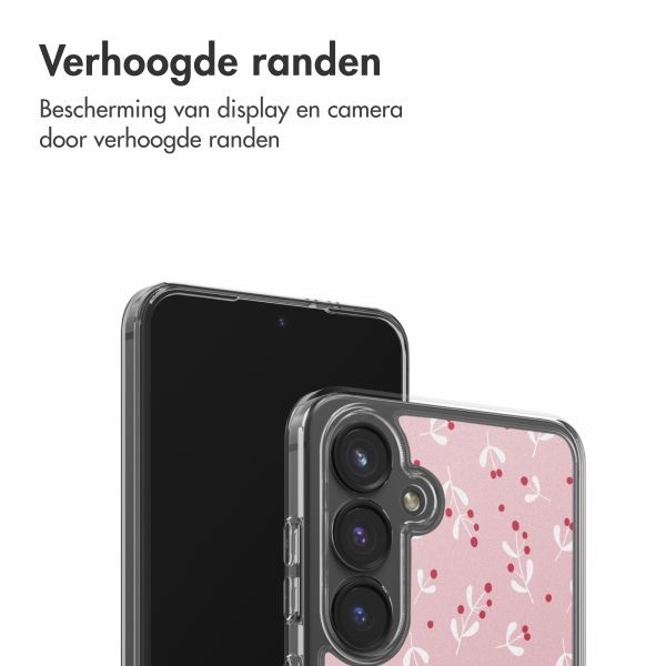 imoshion Design hoesje Samsung Galaxy S24 FE - Berries Blush