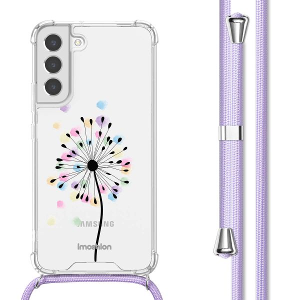 imoshion Design hoesje met koord Samsung Galaxy S22 - Sandstone Dandelion