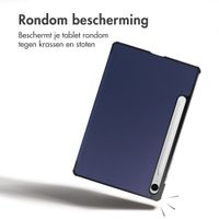 imoshion Trifold Bookcase Samsung Galaxy Tab S10 FE Plus - Donkerblauw