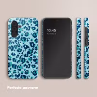 Selencia Vivid Backcover Samsung Galaxy A26 - Wild Spots Light Blue