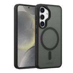 Accezz Rugged Frosted MagSafe Backcover Samsung Galaxy S25 - Zwart