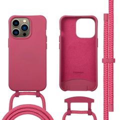 imoshion Color Backcover met afneembaar koord MagSafe Apple iPhone 13 Pro - Raspberry