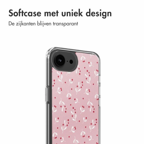 imoshion Design hoesje Apple iPhone 16e - Berries Blush