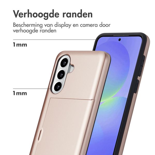 imoshion Backcover met pasjeshouder Samsung Galaxy A36 / A56 - Rose Gold
