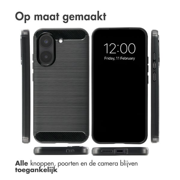imoshion Brushed Backcover Xiaomi Poco X8 Pro - Zwart