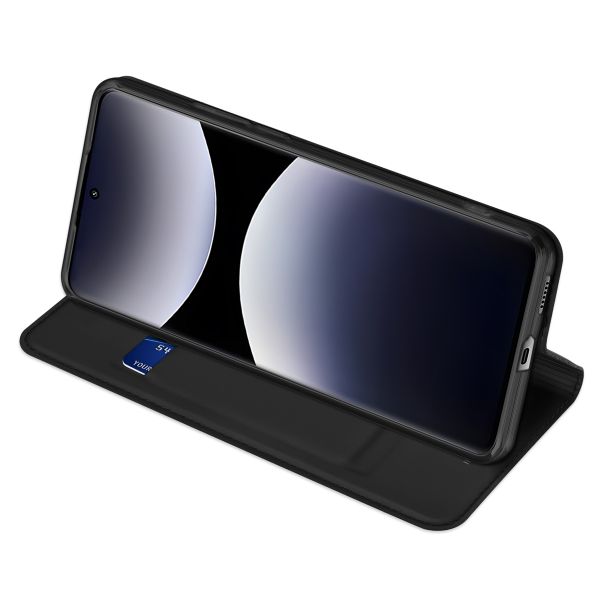 Dux Ducis Slim Softcase Bookcase Xiaomi Redmi Note 14 Pro (4G) - Zwart