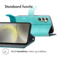 imoshion Bookcase met koord Samsung Galaxy S25 Plus - Turquoise