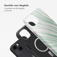 Selencia Vivid Backcover met MagSafe Apple iPhone 13 - Nature Grayed Jade