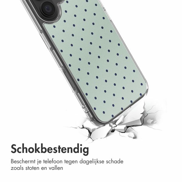 imoshion Design hoesje Apple iPhone 17 - Polka Dot Mintgroen