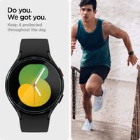 Spigen EZ FIT Glas.tR Screenprotector met applicator Samsung Galaxy Watch 4 / 5 - 44 mm - Transparant