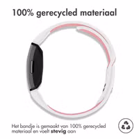 imoshion Siliconen sport bandje Fitbit Inspire - Wit  /  Roze