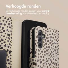 imoshion Design Bookcase Samsung Galaxy A34 (5G) - Black And White Dots