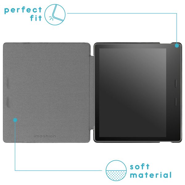imoshion Slim Hard Case Bookcase Amazon Kindle Oasis 3 - Donkerblauw