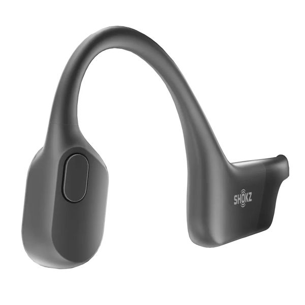 Shokz OpenRun - Standaard maat - Open-Ear draadloze oordopjes - Bone conduction - Black