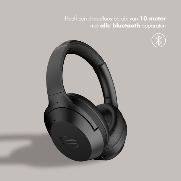 Selencia Urban Play Wireless Bluetooth Headphones - Draadloze koptelefoon Over-Ear - met Active Noise Cancelling - Midnight Black