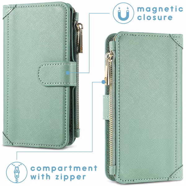 imoshion Luxe Portemonnee iPhone SE (2022 / 2020) 8 / 7 - Groen