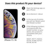 PanzerGlass Anti-Bacterial Case Friendly Screenprotector Apple iPhone 11 / Xr