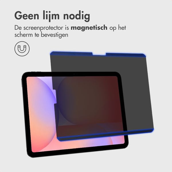 Accezz Magnetische Privacy Screenprotector Samsung Galaxy Tab S10 Lite / S10 FE / S9 FE / S9 / S8 / S7