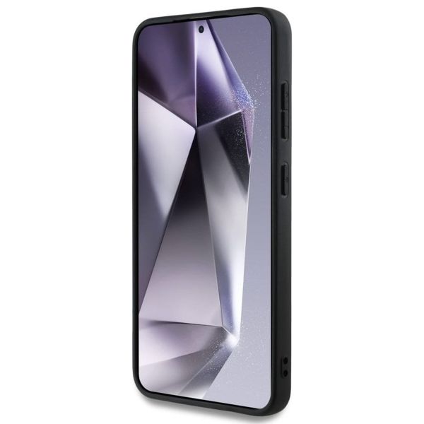 Guess 4G Metal Logo Saffiano Backcover Samsung Galaxy S25 Plus - Bruin