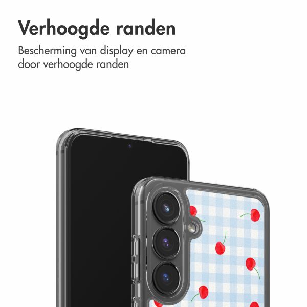 imoshion Design hoesje Samsung Galaxy S25 FE - Cherry Check