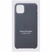 Apple Leather Backcover Apple iPhone 11 Pro Max - Midnight Blue