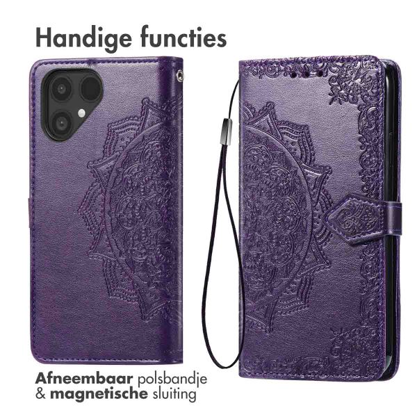 imoshion Mandala Bookcase Fairphone 6 - Paars