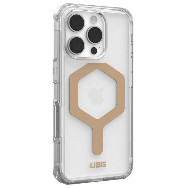 UAG Plyo Backcover MagSafe iPhone 16 Pro - Ice / Gold