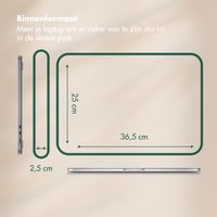 Selencia Corduroy Laptop hoes 15-16 inch - Laptopsleeve - Sage Green