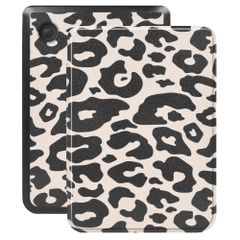 imoshion Design Slim Hard Case Bookcase Kobo Clara Colour / BW - Leopard