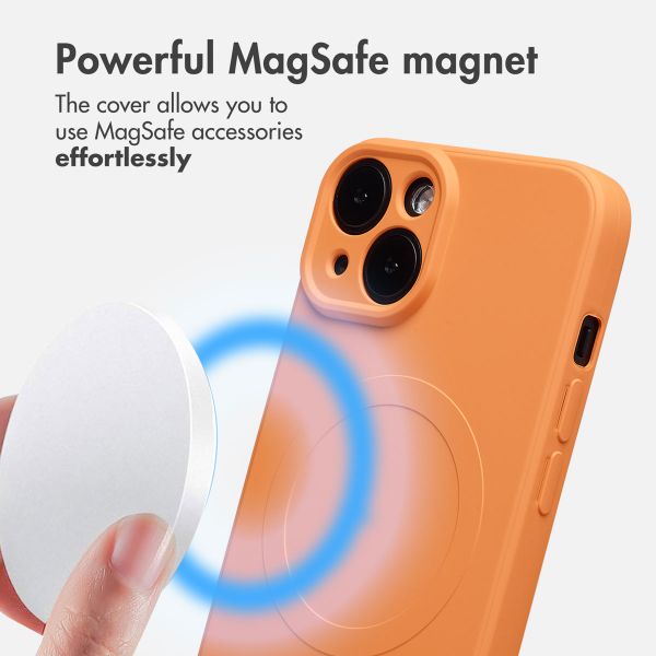 imoshion Colour Back Cover with MagSafe Apple iPhone 14 - Orange