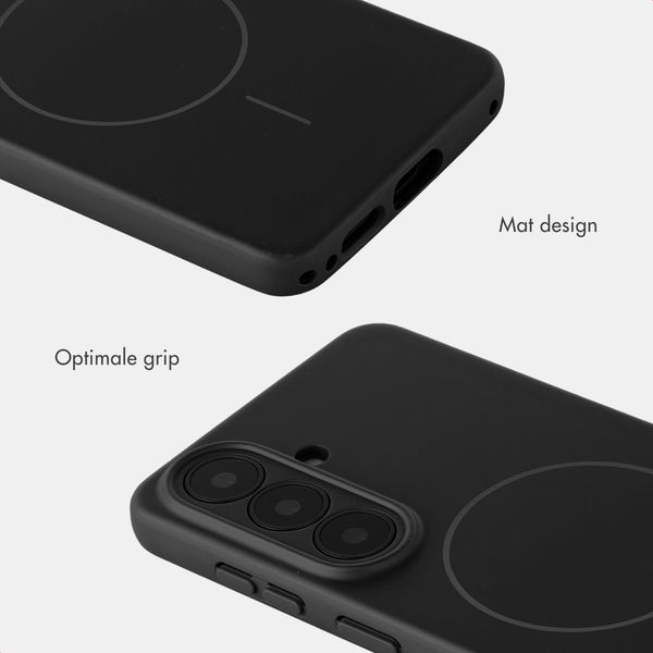 Accezz Grip Backcover met MagSafe Samsung Galaxy S26 - Zwart