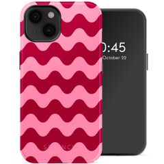 Selencia Vivid Tough Backcover met MagSafe iPhone 14 - Wave Vibes Lipstick