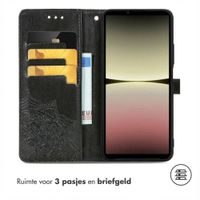 imoshion Mandala Bookcase Sony Xperia 10 V - Zwart