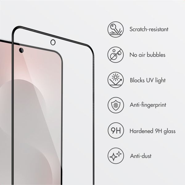 Accezz Tempered Glass Screen Protector + Applicator Samsung Galaxy S25 Edge