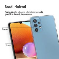 Accezz Clear Backcover Samsung Galaxy A32 (4G) - Transparant