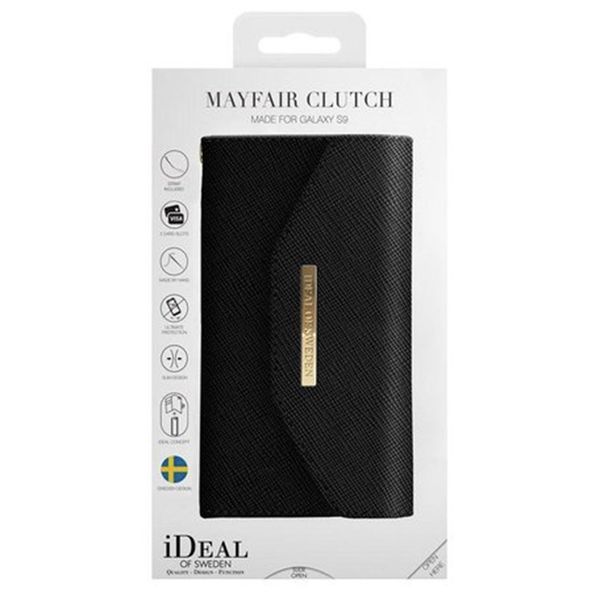 iDeal of Sweden Mayfair Clutch Samsung Galaxy S9 - Zwart