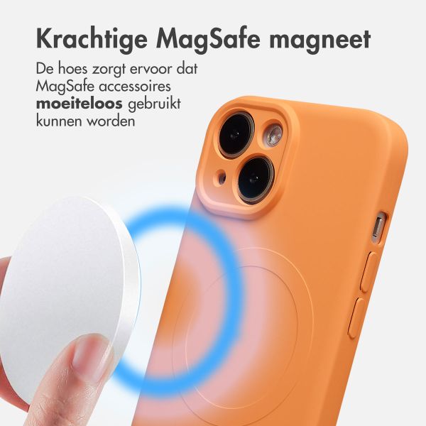 imoshion Color Backcover met MagSafe Apple iPhone 15 - Neon Orange