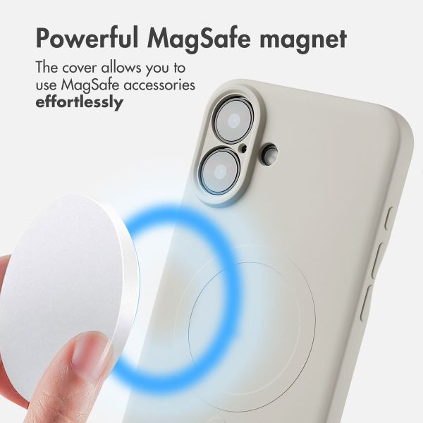 imoshion Colour Back Cover with MagSafe Apple iPhone 16 - Beige